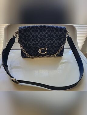 Coach Denim Tabby 30
